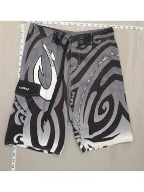 Mens Tribal Pattern Board Shorts Swim Trunks